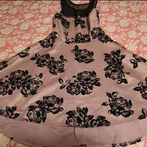 Trixxi Blush Pink Skater Dress